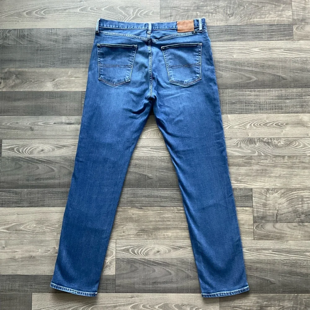 34x32 Lucky Brand 1 Auth. Skinny Button Fly Jeans Men’s Blue Stretch